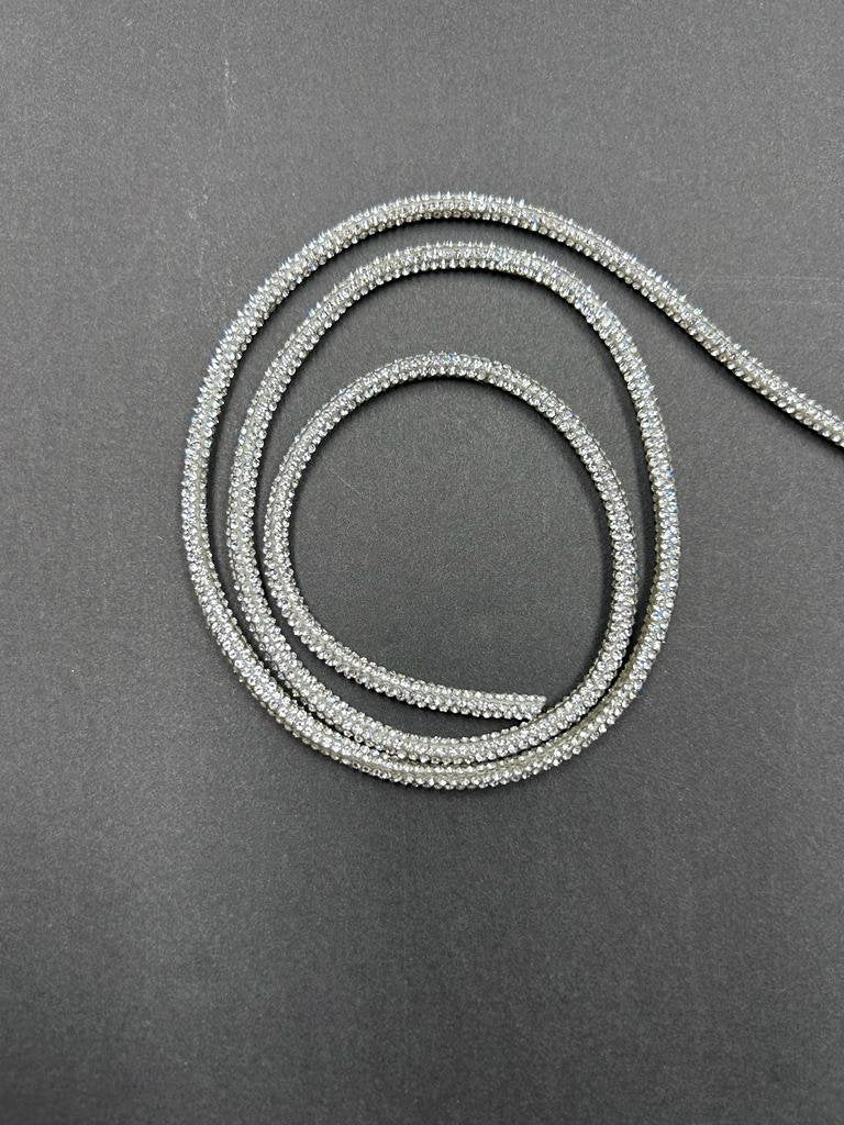 Rhinestone Glitter Cord Crystal Shiny Round Cords. HT-1556C